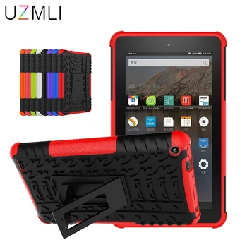 

Dazzle Case For Amazon Kindle Fire HD 7 2015 7.0inch Shockproof Tablet Case TPU+PC Heavy Duty Armor Hybrid Rugged Rubber Case