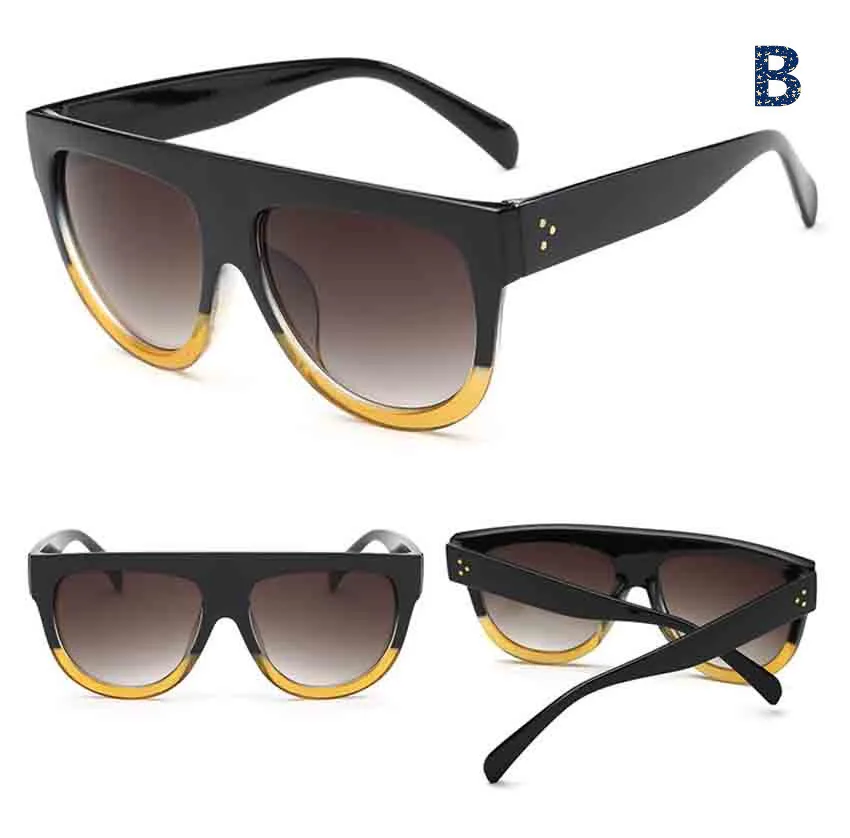 Зеркальные Солнцезащитные очки «кошачий глаз» для мужчин и женщин, винтажные негабаритные градиентные солнцезащитные очки, женские роскошные дизайнерские солнцезащитные очки UV400