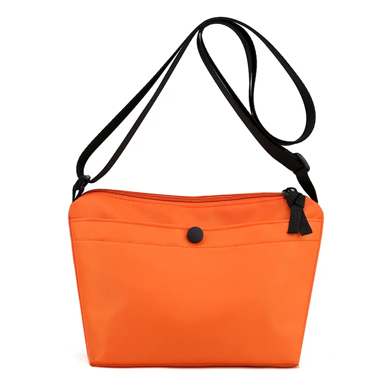 Nylon Shoulder Bag For Women 2021 Casual Small Waterproof Crossbody Bag Solid Color Soft Zipper Summer Coin Purse And Handbags 