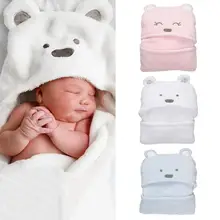 Удобный детский халат, красивый медвежонок из мультфильма, детское одеяло из модала, хлопковое детское банное полотенце, детское полотенце, Opp сумка