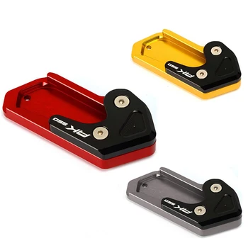 

Motorcycle Kickstand Side Stand Plate Extension Extension Foot Bracket Pad for Kymco AK 550 2017-2019