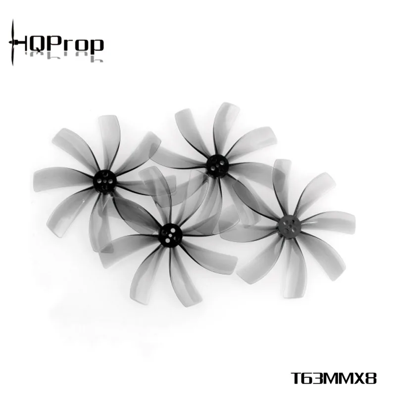 HQPROP T63MMX8 63mm 8-Blade PC Propeller for RC FPV Racing Freestyle 2.5inch Cinewhoop Ducted Drones DIY Parts