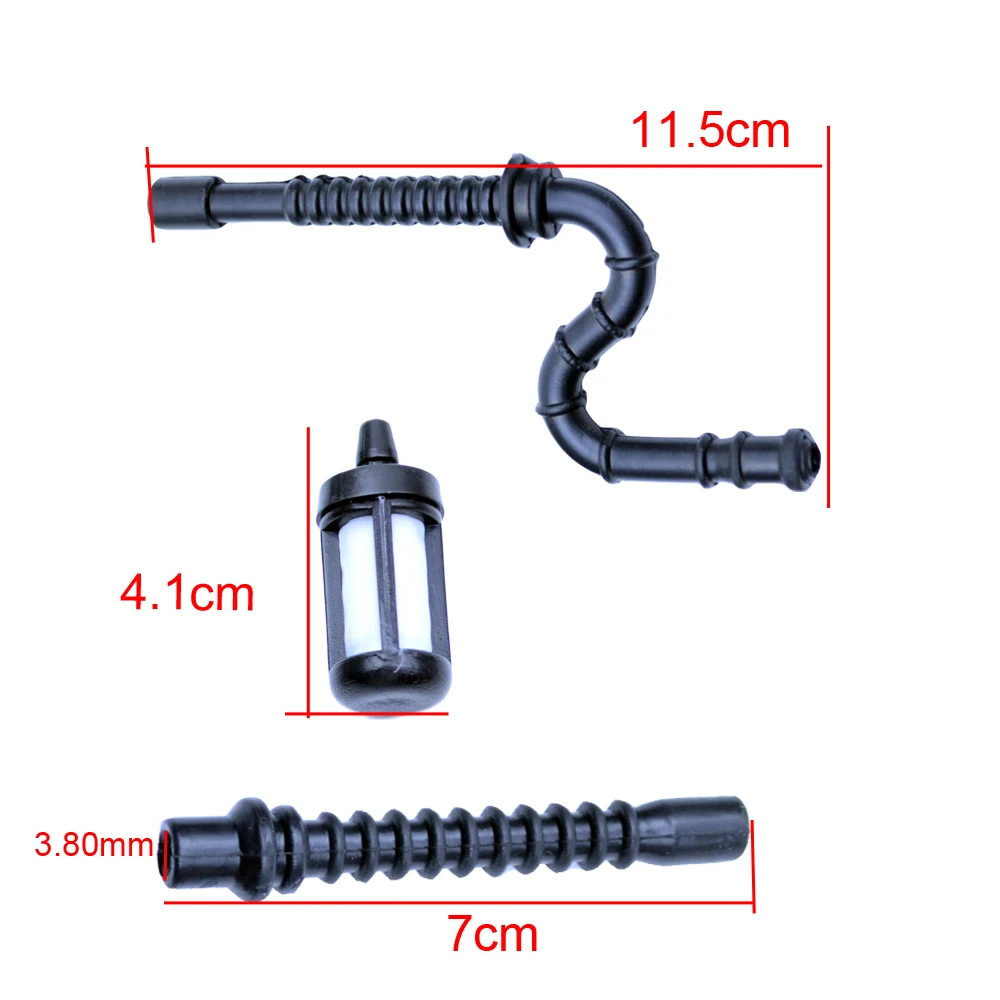 Топливный шланг линии фильтра импульсная линия для MS240 MS260 и поздняя модель 024 026 бензопила D30