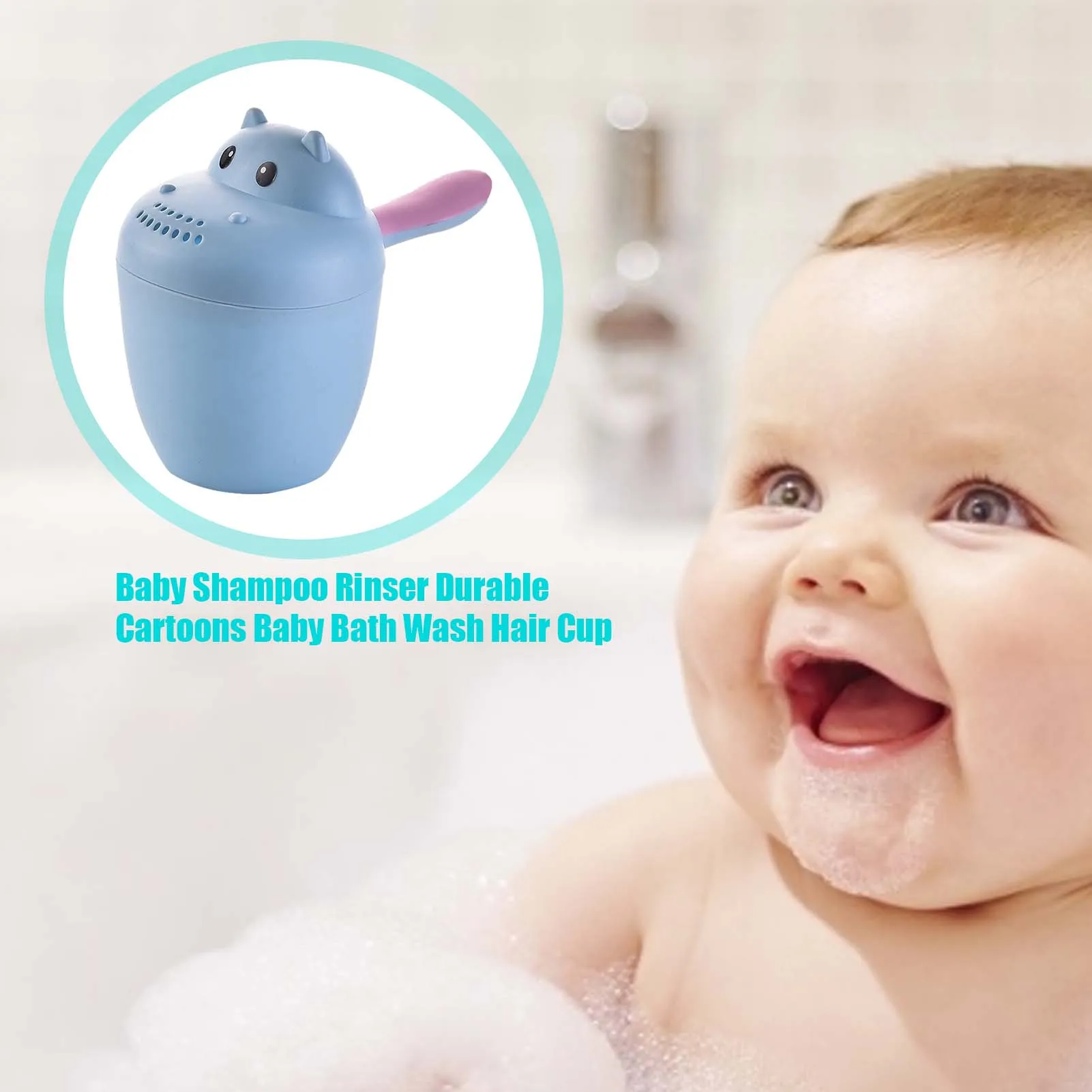 Baby Shampoo Rinser Durable Kids Shampoo Rinse Cup Bath Shower Washing Head Children Bathing Baby Shower Spoons,hair washing cups,shampoo rinse cup