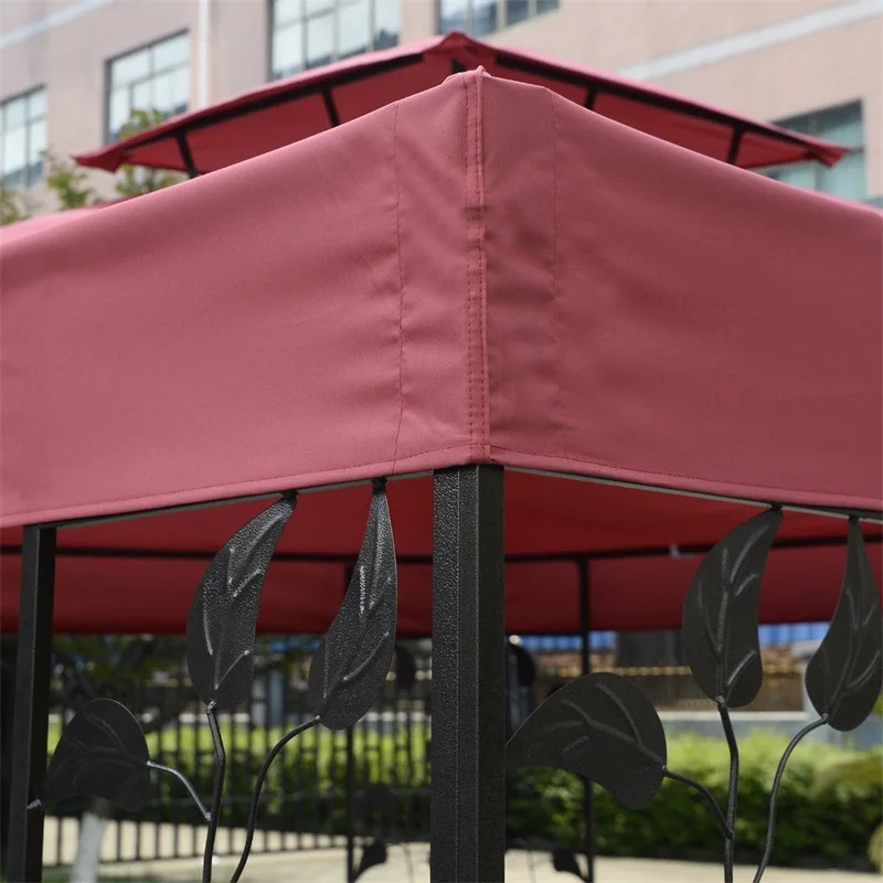 10 'x 10' 2 ярусная парусиновая палатка навес верхняя крыша крышка патио