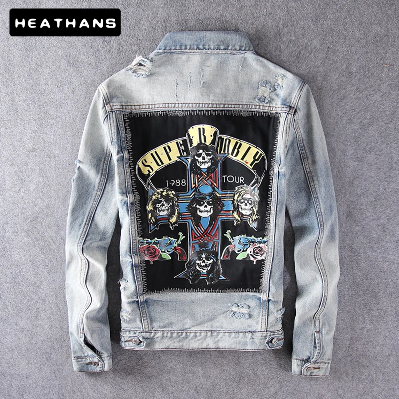 Harajuku Casual Men's Jean Jacket 