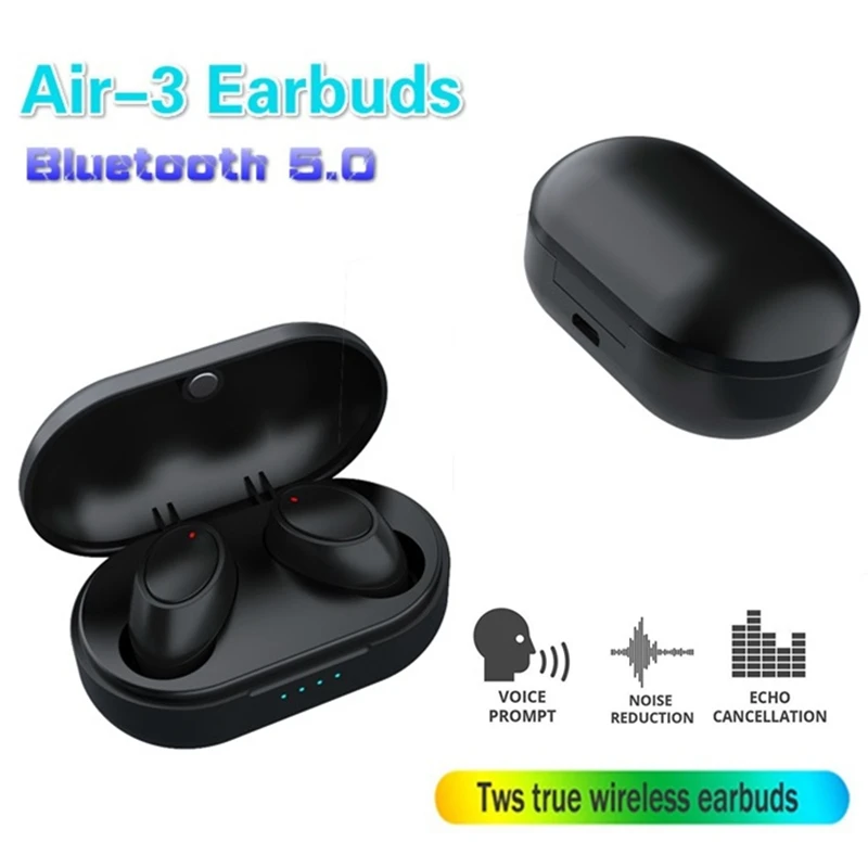 Air3 TWS Bluetooth наушники гарнитура водонепроницаемые беспроводные наушники зарядная коробка мини в ухо двойной микрофон для Iphone Xiaomi