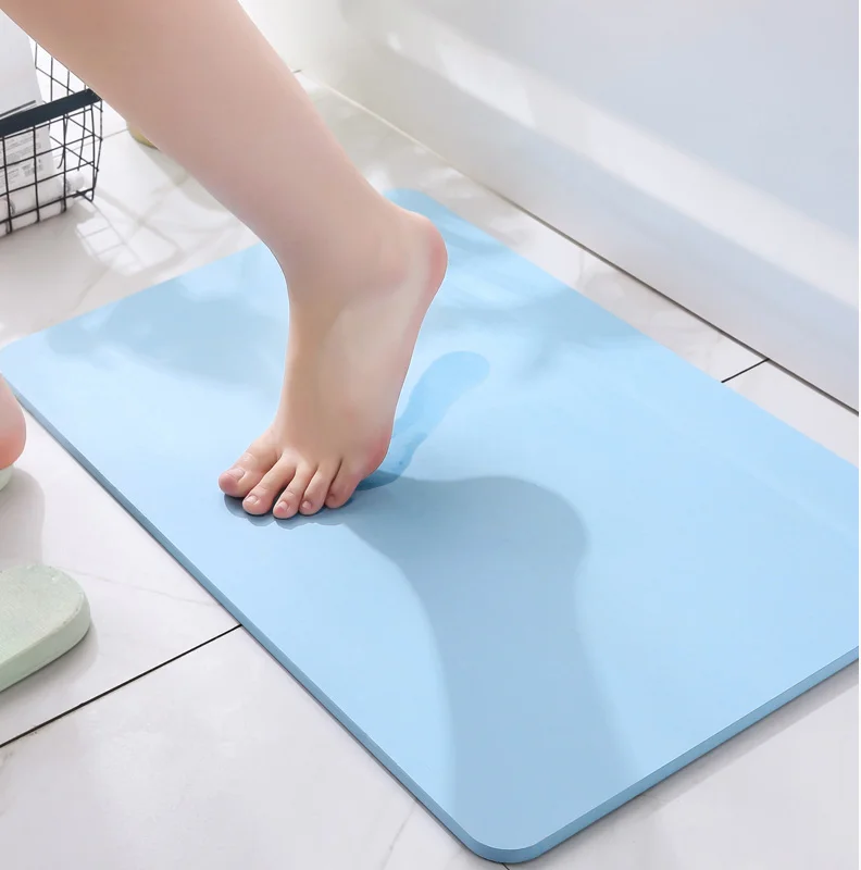 

Diatom Mud Mat Bathroom Quick-drying Non-slip Absorbent Floor Mat Large Bathtub Toilet Mat Anti-Bacteria Bathroom rug set