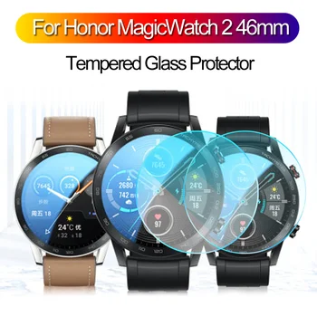 

1/3/5PCS Ultra Thin 3D Curved Edge Clear Film For Honor Magic Watch 2 46mm Tempered Glass Screen Protector Smart Accessories