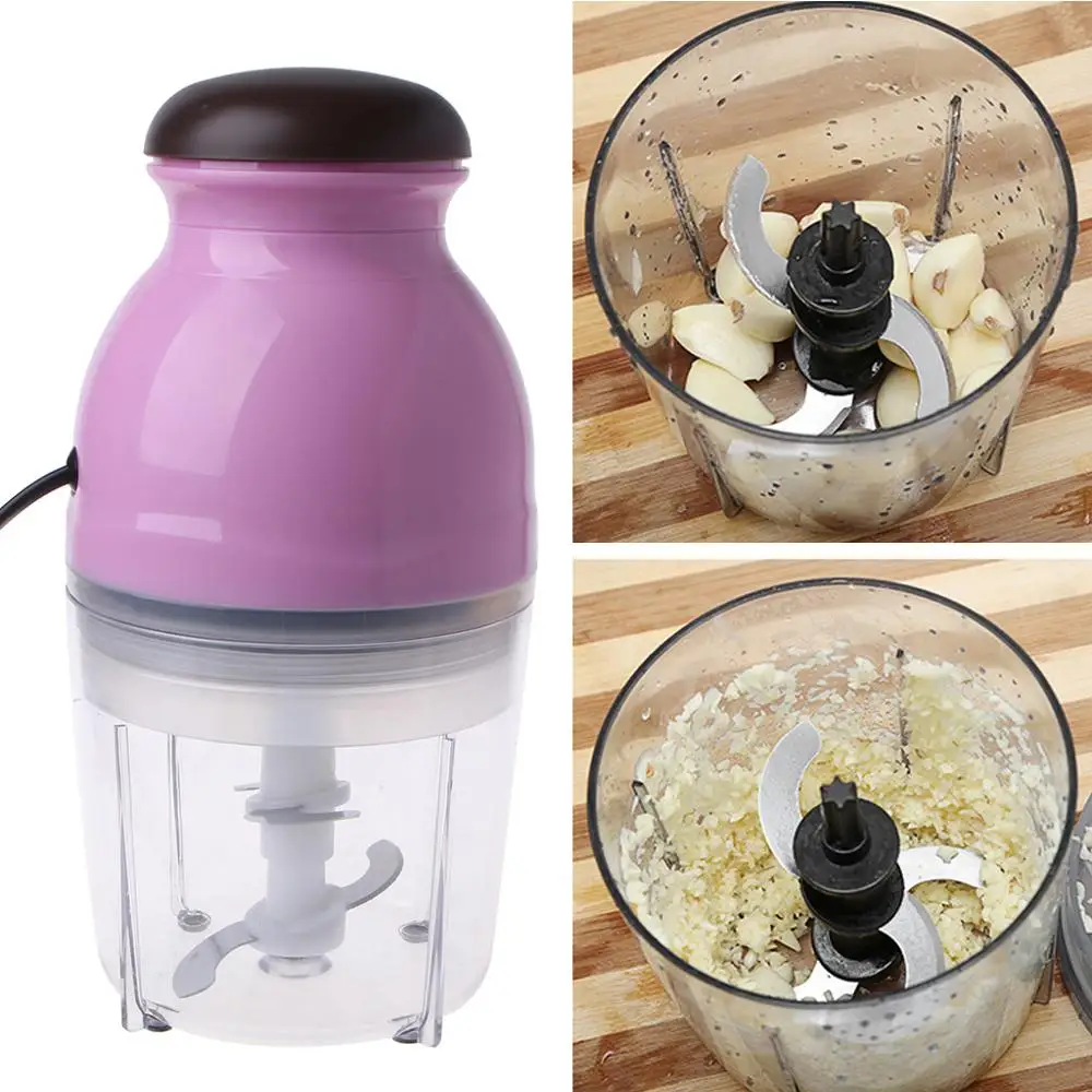 

Mini Electric Meat Grinder Food Processor Vegetable Fruit Blender Chopper 600ml EU Plug