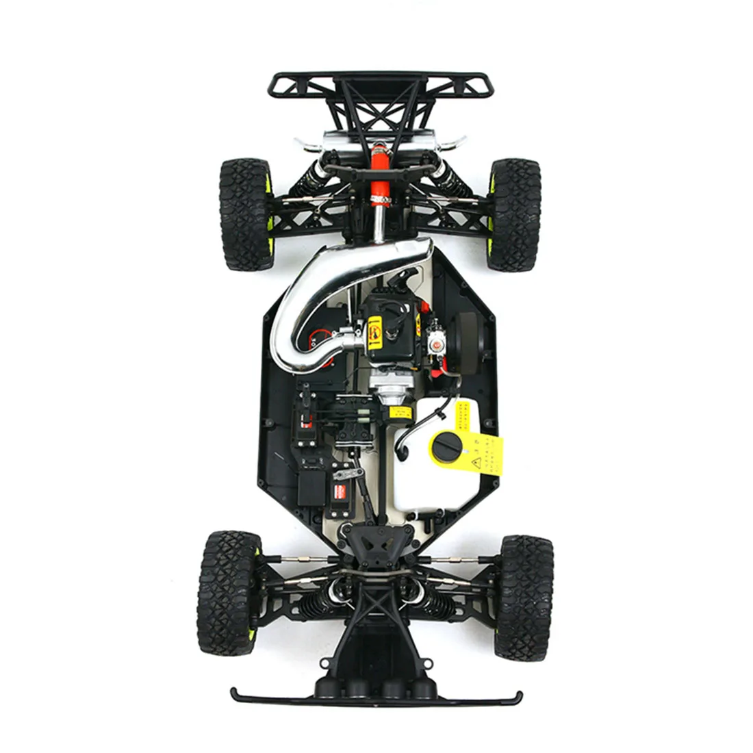 1:5 Масштаб 2,4G 4WD высокая скорость RC Бензин короткий ход грузовик вне-модель дорожного транспортного средства образовательная игрушка подарок для ребенка-синий красный черный