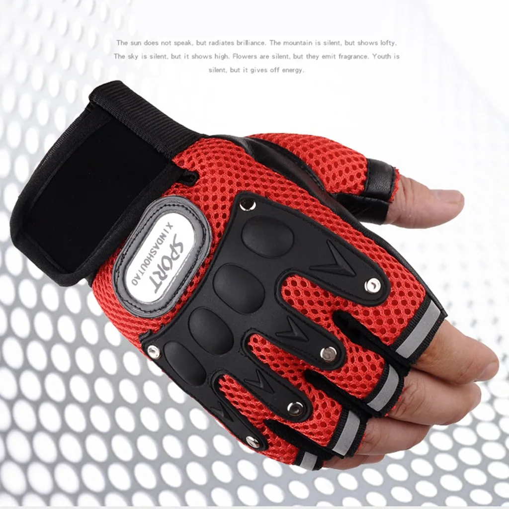 Cycling Gloves half finger women men Outdoor Sports Riding Gloves anti slip tight Shock Absorption Wear Mitten New