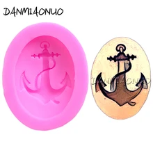 DANMIAONUO A0906015 Anchor Rudder Silicone Moldes Chocolate Mold Polycarbonate 3d Taart Decoratie Torten Dekoration Werkzeuge
