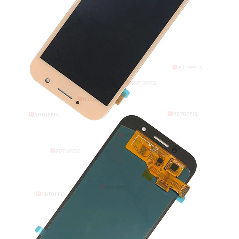 5," для SAMSUNG GALAXY A5 lcd A520 A520F SM-A520F дисплей кодирующий преобразователь сенсорного экрана в сборе Замена для SAMSUNG A520 lcd
