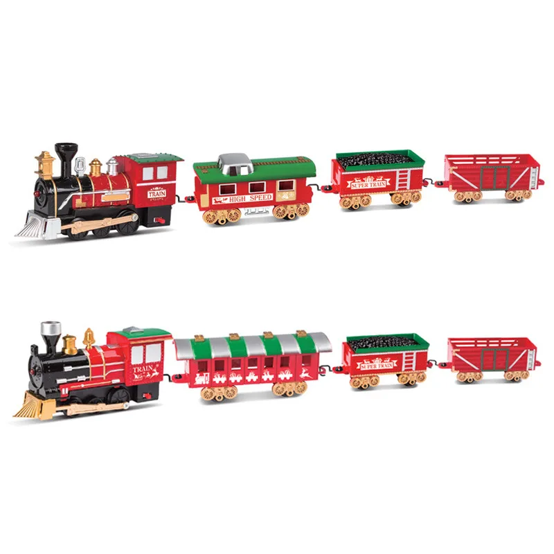 electric christmas train set