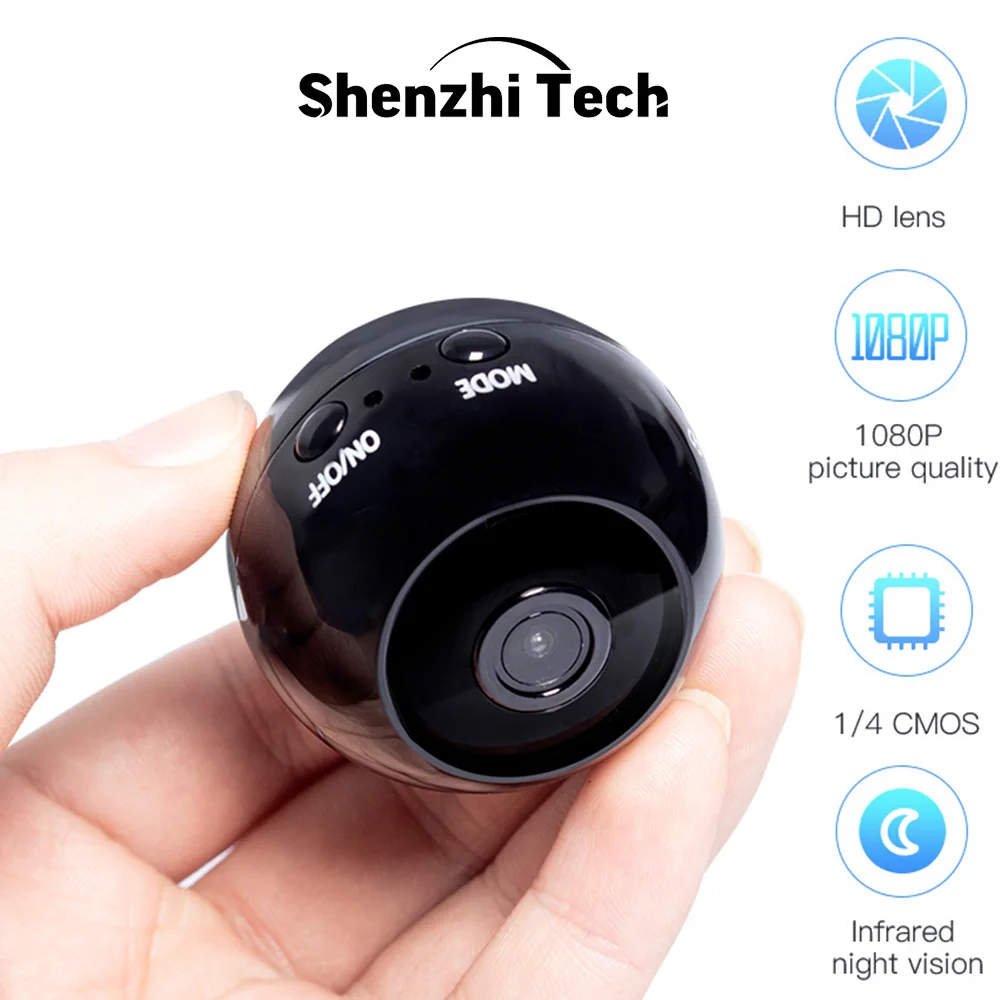 

1080P Mini WIFI Camera Wireless IP Camera home security camera With PIR Human Dynamic Detection Night Vision Built-in Battery