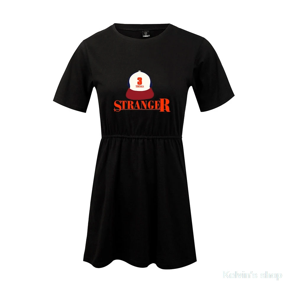 

Stranger Things Dress 2019 New Women Fashion Summer Dresses One-piece Dress For Women Oversized Girls Casual Harajuku Dress 4xl