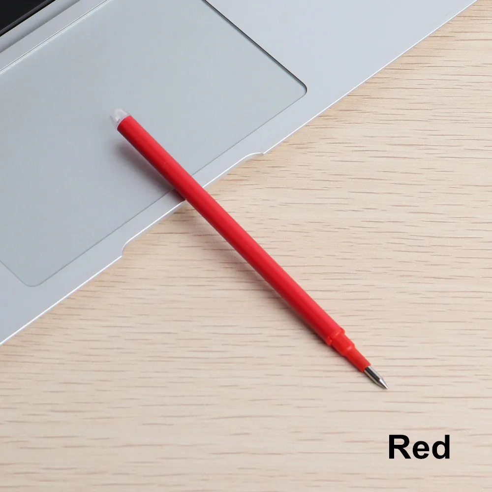 1pcs Capacitive Ballpoint pen with Erasable and Touch Screen Stylus for student or office - Color: pen refill red