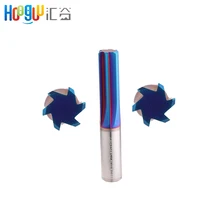 

Reamer HRC68 6Flutes With 60mm 70mm Tungsten Steel Straight Groove H7 Reamers Cutter Nano Blue Coated For CNC Carbide Reamer