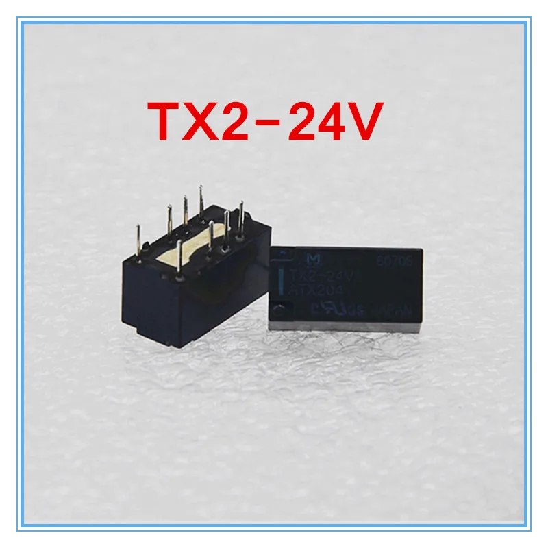 

(20 шт./лот) оригинальное новое реле TX2-24V, реле сигнала.