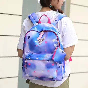 

MOLAVA Fashion Genuine Polyester bag zooler Women Large-capacity Campus Personality Campus Bag Travel Women Backpack New #205
