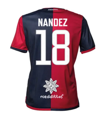 shirt 19 20 Cagliari футбольные майки домашние JOAO PEDRO SIMEONE NAINGGOLAN NANDEZ maglie da calcio PAVOLETTI футбольная рубашка - Цвет: shirt