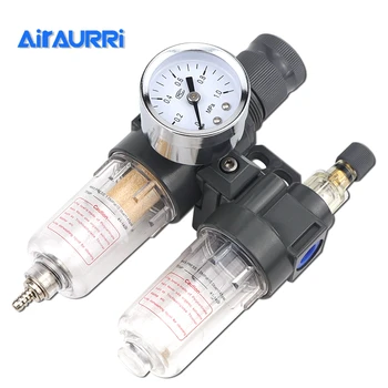 

1PC AFC2000A G1/4" Air Filter Regulator Combination Lubricator ,FRL Two Union Treatment oil water separation AFC-2000