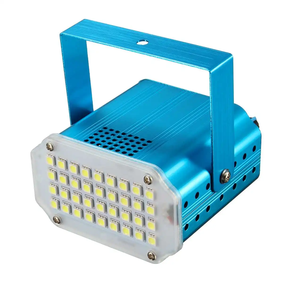 36LED RGB белый стробоскопический светильник s диско DJ вечерние праздничные рождественские музыкальные Клубные звуковые активированные вспышки светильник ing Effect DJ светильник
