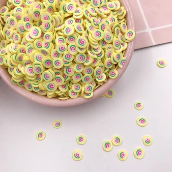 

100g/lot Colorful 3D Cake Slices Nial Art Decorations Polymer Hot Clay Sprinkles for Crafts DIY Scrapbooking Phone Deco