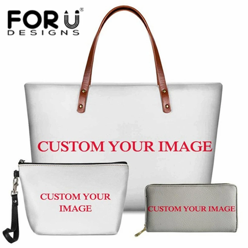 Handbag Set Pohnpei Polynesian Shoulder Bag Chuuk Tribe Design Purse Totes Custom Name/Image Beach Party Bag for Ladies Girls