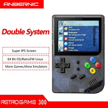

IPS RG300 INCH Video games Portable Retro FC console Retro Game Handheld Games Console Player RG 300 16G 3000 GAMES Tony system