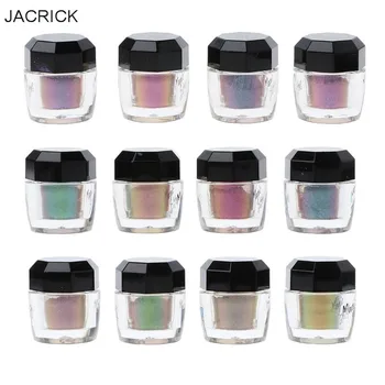 

12 Colors Cat Eye Magnetic Pearl Glitter Pigment Magic Rainbow Pigment Resin DIY