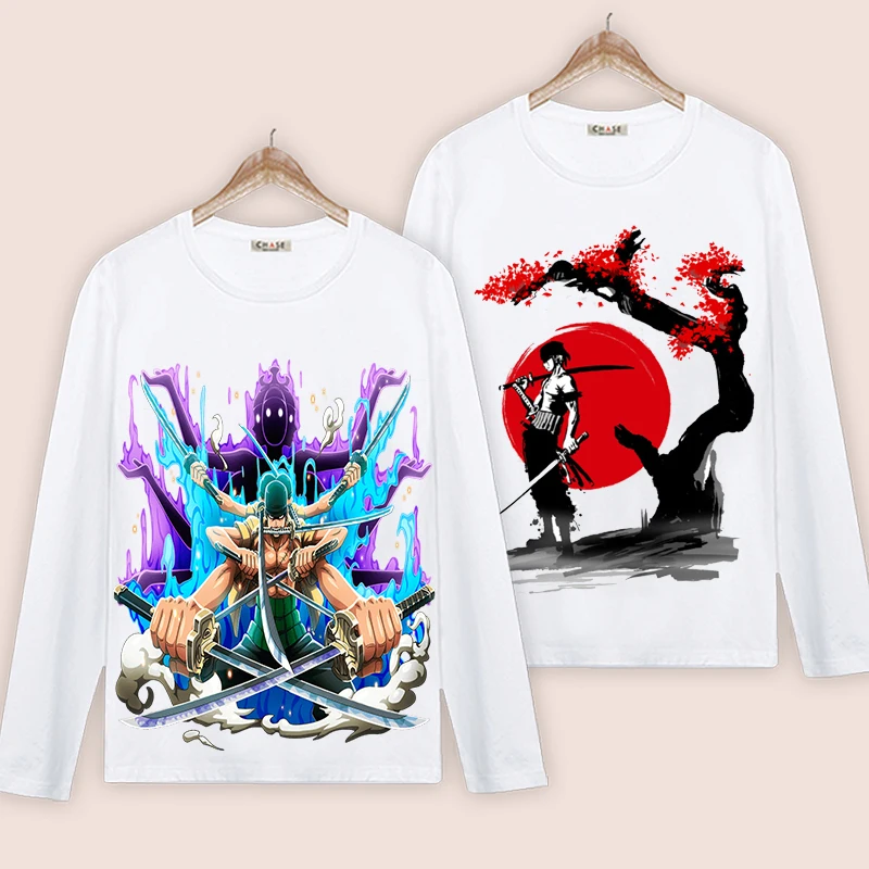 Цельная футболка для косплея чоппера/обезьянка д. Luffy Roronoa Zoro Весна Осень с