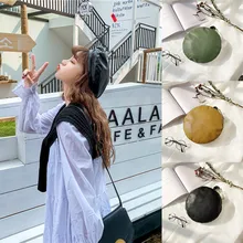 Шапка осень зима зимний головной убор защита от снега непромокаемая женская шапка французский стиль винтажный простой берет шапка бини# O24