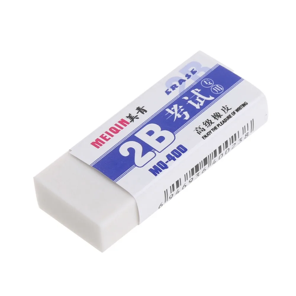 

Soft Rubber 2B Pencil Eraser for Exam Writing Office School Nursery Gift student stationery