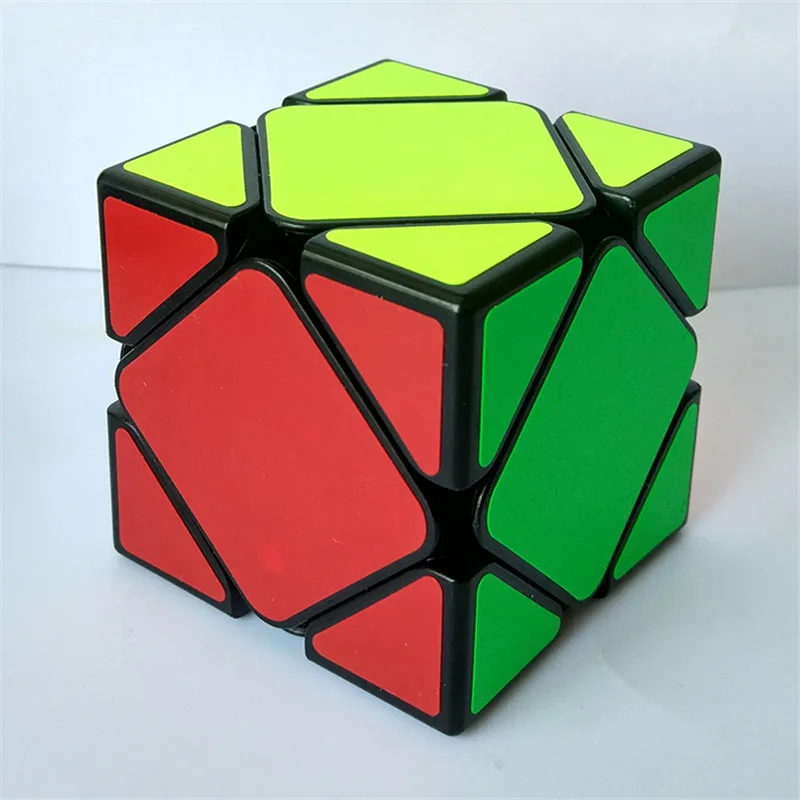 Shengshou Jiguang Skew Cube3x3 магический куб скоростные кубики Cubo Rubic магические Кирпичи Блок Головоломка подарок на год игрушки для детей