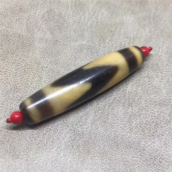 

Ivory Color Single Tiger Tooth Natural Agate Stone 12mm*53mm Beads Amulet Treasure Collectable Beads Free Shipping