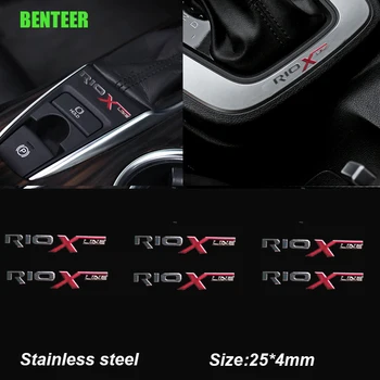 

Stainless steel Car Sticker for kia rio xline