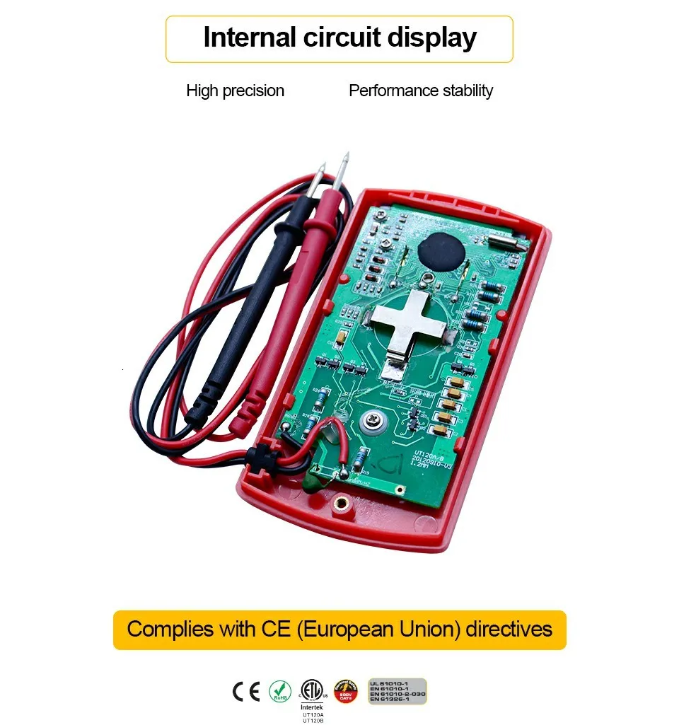 UNI-T Мини цифровой мультиметр портативный вольтметр тестер метр UT120C AC/DC Частота мультиметр Амперметр мультитестер