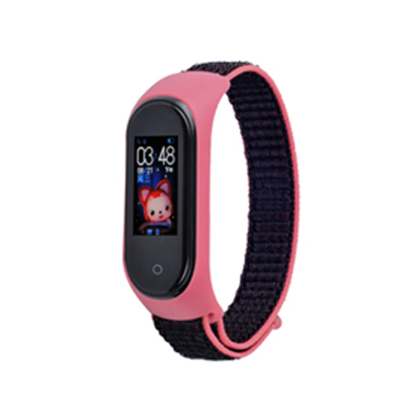 Nylon Strap Wristband for Xiaomi Mi Band 5 4 3 Wrist Bracelets Sport loop watch Belt Smart Watch Band Replacement Accessories