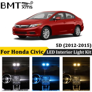 

BMTxms Canbus Auto Led Interior Dome Trunk Lamp License Plate Light For 2012-2015 Honda Civic 9 5D Sedan Coupe Hatchback