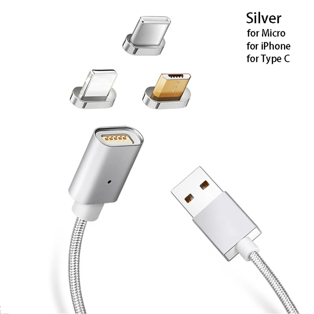 Магнитный кабель Micro USB LOERSS для IPhone samsung, кабель для быстрой зарядки и передачи данных, шнур для магнитного зарядного устройства, кабель usb type C для мобильного телефона