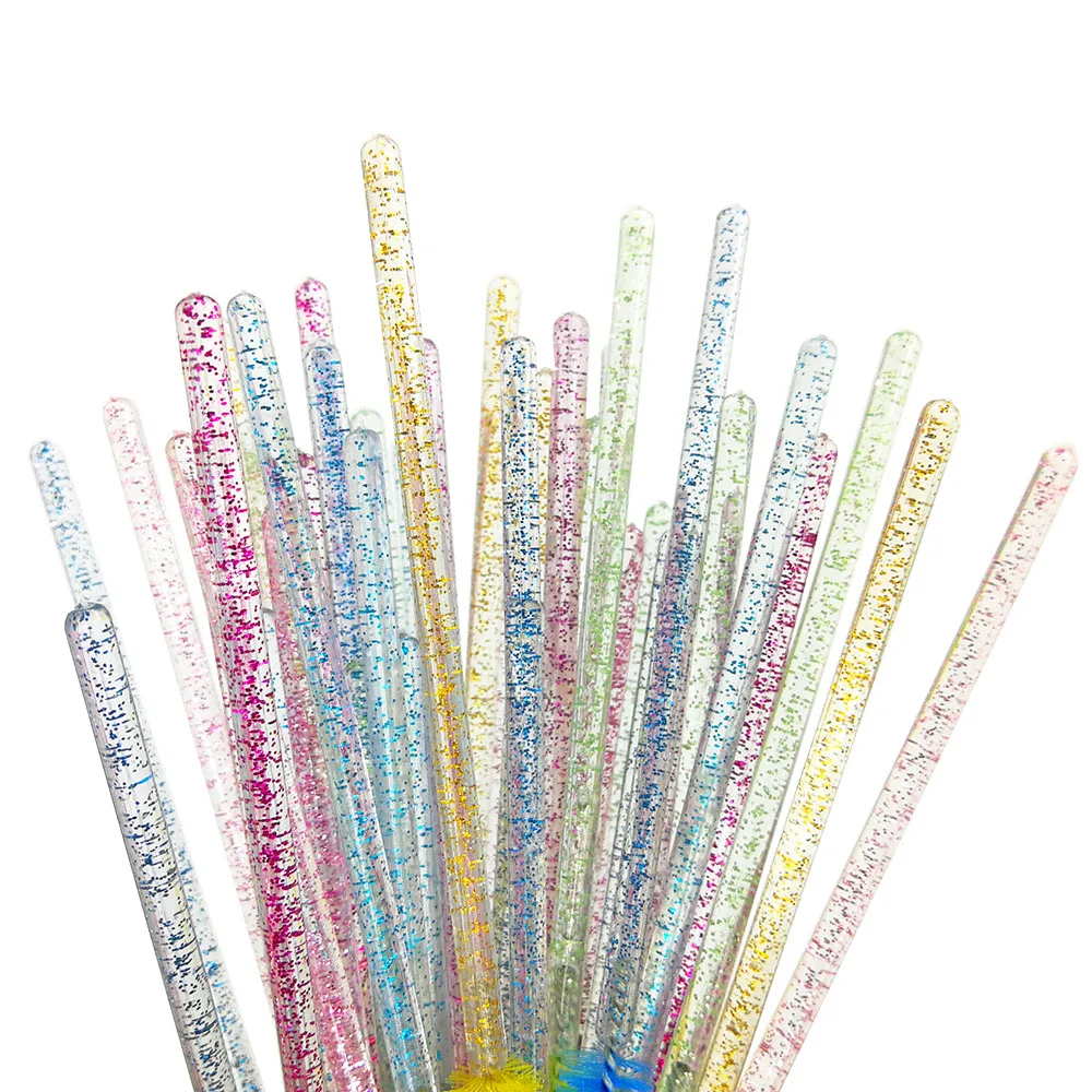 50Pcs Disposable Eyelash Brushes Eyelashes Extension Tools Eyebrow Brush Mascara Wands Applicator Spoolers Eye Lashes Cosmetic 5