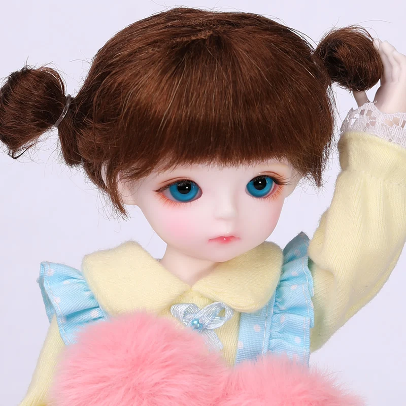 1/6 масштаб BJD Кукла Милый ребенок девочка BJD/SD смола фигурка кукла DIY модель игрушка подарок. Полный набор с одеждой, обувью, париком A0107LinaCream YOSD