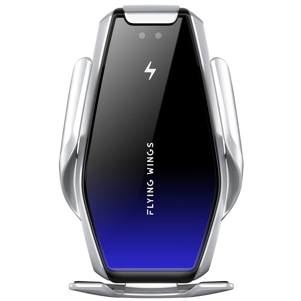 16Super Capacitor Car Wireless Charger Automatic Clamp 15W Fast Charge Mount 