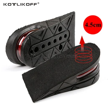 

KOTLIKOFF Invisible Height Increase Insole Adjustable 2 Layer 3CM/4.5CM Air Cushion Pads Elevator Soles Insoles inserts For Shoe