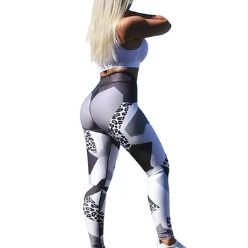 

Leopard Print Yoga Pants Running Sports Leggings Women Outdoor Comfortable Breathable Sweat-absorbing Quick-drying Dance