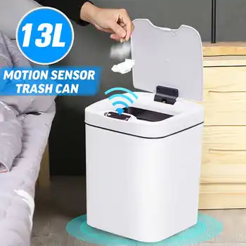 

Automatic Touchless Intelligent induction Motion Sensor Kitchen Trash Can Wide Opening Sensor Eco-friendly Waste Garbage Bin