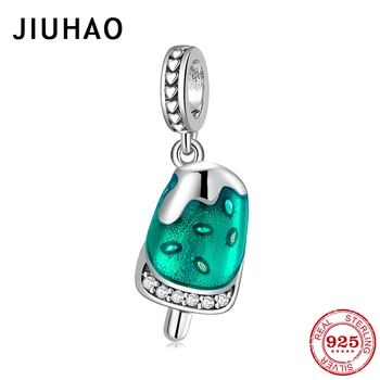 

925 Sterling Silver Summer popsicles beads charms fits original Designer pendant bracelet diy fine jewelry making women gift