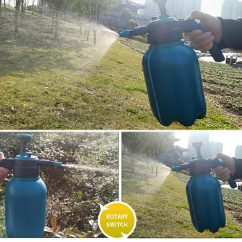 

2L Hand Pressure Sprayer Garden Spray Bottle Plant Flower Watering Can Plastic Kettle Watering Can Adjustable Nozzle